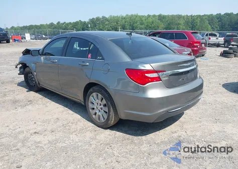 2012 Chrysler 200 Lx из США, поврежденный, VIN 1C3CCBAB2CN282525